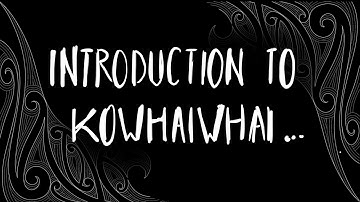 Māori Design Lesson - Kowhaiwhai A brief overview