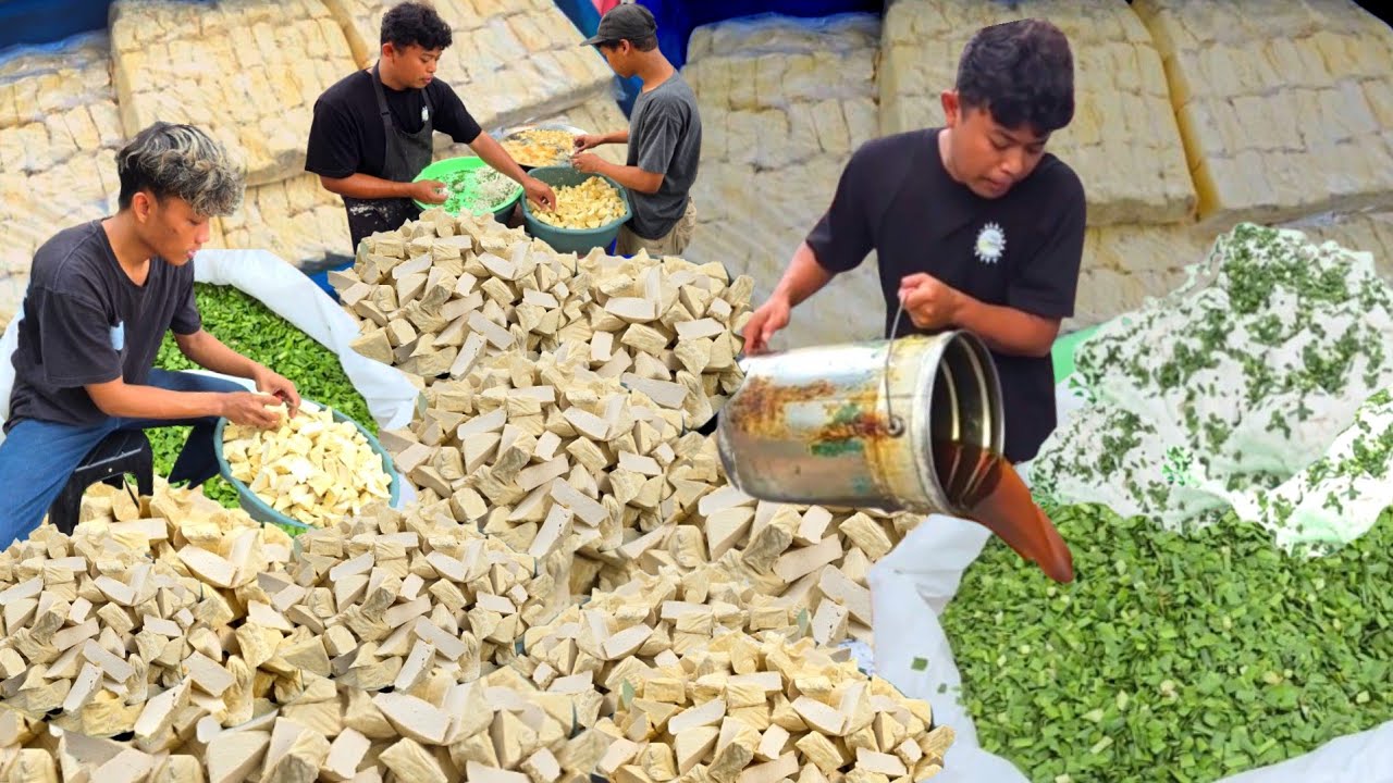 HABIS RIBUAN TAHU PERHARI!! CARA BIKINNYA BAR BAR, Dijual 1000'an RAIH OMSET PULUHAN JUTA PERBULAN