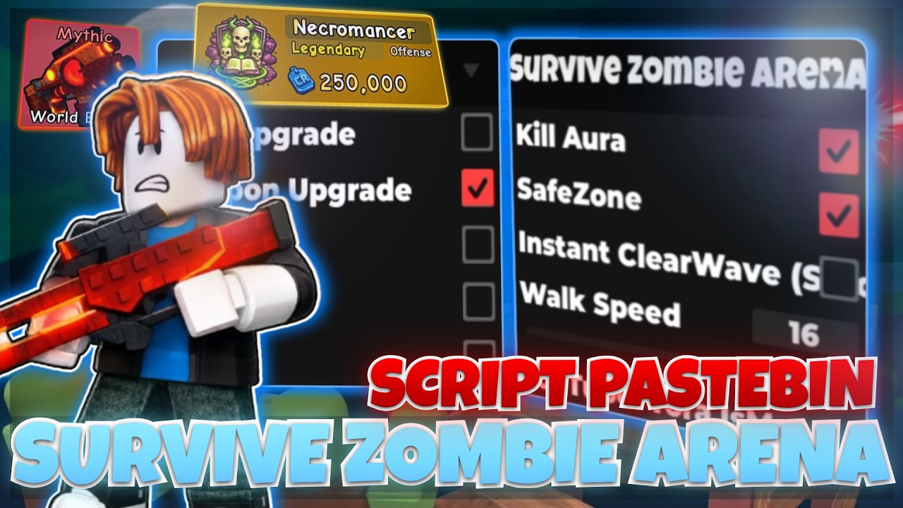 SURVIVE ZOMBIE AREA Script Pastebin - FAST AUTO FARM, PULL LEVER