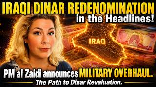 Iraqi Dinar Redenomination in the headlines! Prime Minister al Zaidi announces MILITARY OVERHAUL.