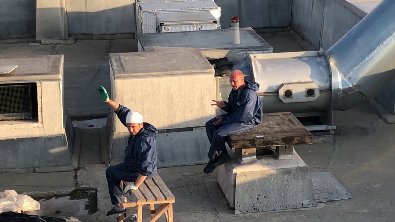 Ремонт кровли ЖК АРТ полимочевиной - YouTube