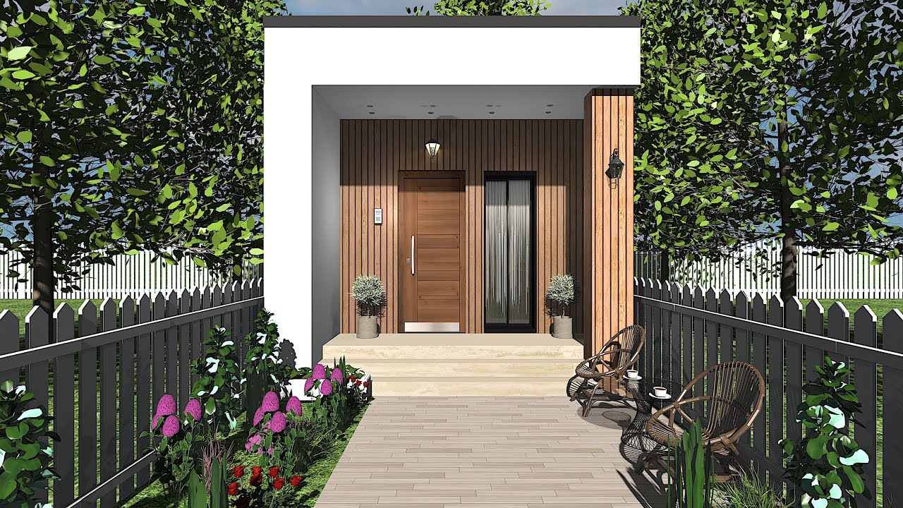 Идеи для небольшого дома | 4х8 метров (32 м²) | План с размерами | Короткое видео