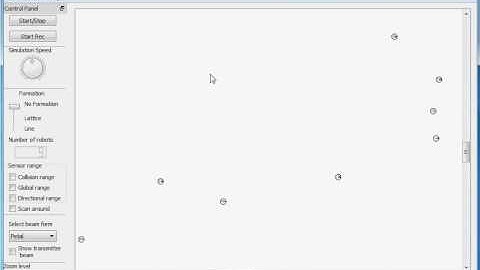 Multi robots simulation platform demo
