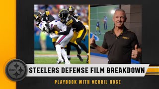 Playbook with Merril Hoge: How the Steelers defense stopped the Buffalo Bills | Pittsburgh Steelers