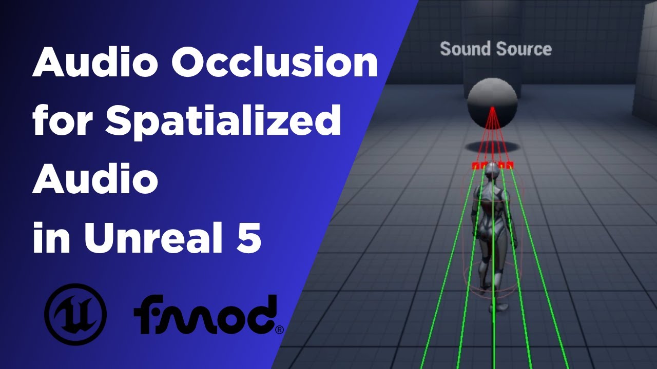 Audio Occlusion Tool for Spatialized Audio | Unreal 5 + FMOD