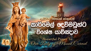 කාර්මෙල් දෙව්මවුන්ට විශේෂ යාච්ඤාව | Beautiful Prayer To Our Lady of Mount Carmel | Api Jesuge