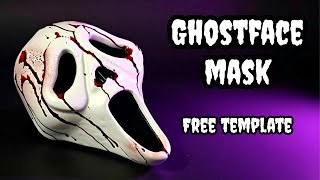 How To Make a Ghostface Mask from EVA Foam - FREE Template!