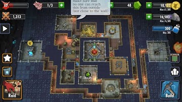 dungeon keeper best defense for smartphone game part 2 !