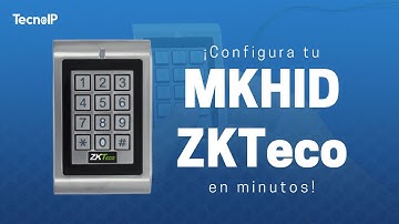 MKHID ZKTeco: Configuración inicial fácil y rápida | Guía para empezar ✅