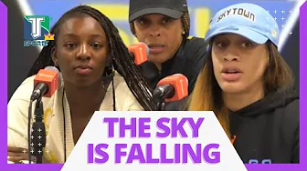 Michaela Onyenwere, Chennedy Carter, and Teresa Weatherspoon REACT to the Sky LOSING vs. Aces thumbnail
