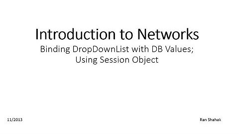 Fill DropDownList with DB Values; ASP.NET Session