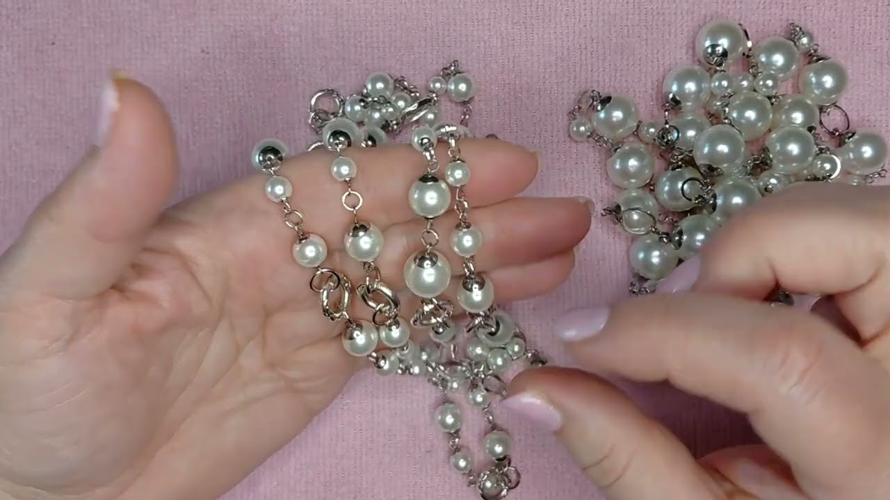 Стильное украшение из искусственного жемчуга с различной фурнитурой #pearl #crossbody #жемчуг