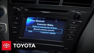 2012 Prius v How-To: Registering a BT Audio Player | Toyota