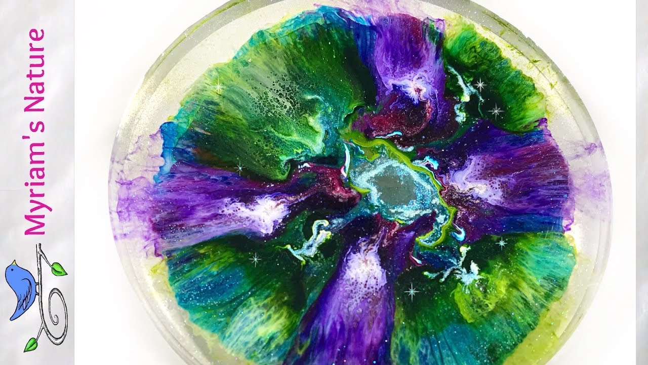 Beautiful Resin Coasters with Alcohol Ink and Anet • Anet Van Zyl