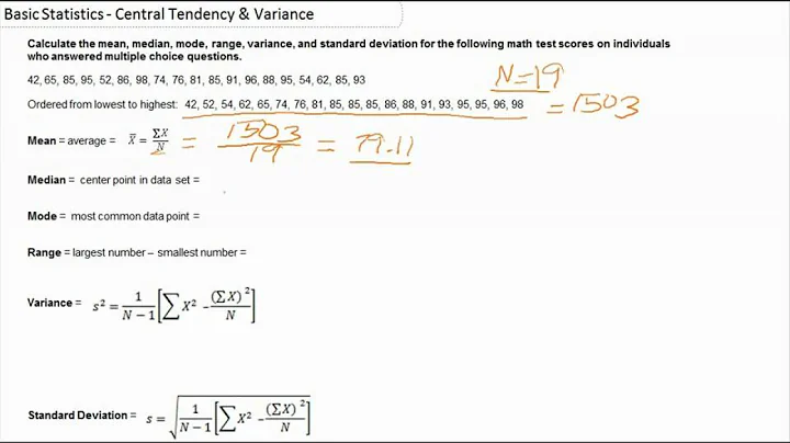 Basic Statistics - Part 1