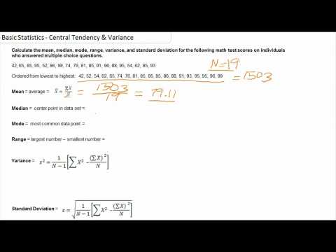 Basic Statistics -