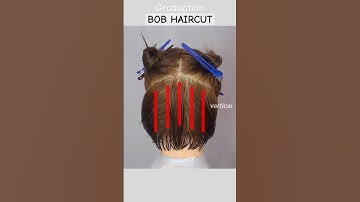 BOB HAIRCUT graduation #hairstyle #haircut #bobhaircut #shortvideo