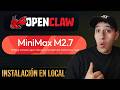 LIVE: OpenClaw Local con MiniMax-M2.7 (Multi-Agentes)