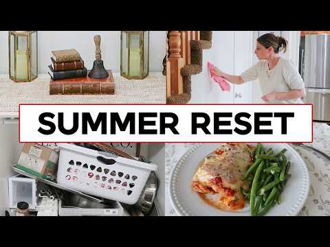 Realistic Homemaking On A Very Full Day | Home Reset, Hosting & Easy Dinner