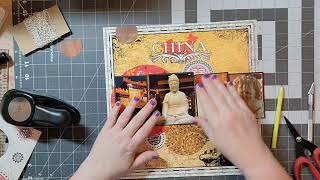 China/Epcot/Scrap Our Stash challenge/Scrapbook Process Video/Disney