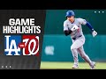 Dodgers vs nationals game highlights 42424  mlb highlights
