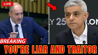 London Embly Erupts Bam Mahfuz Blasts At Sadiq Khan, Calls Him A Lying Traitor Live