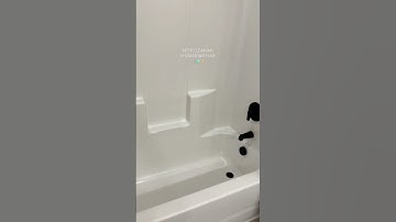 deep cleaning my shower 🫧🧼 #asmr #shorts
