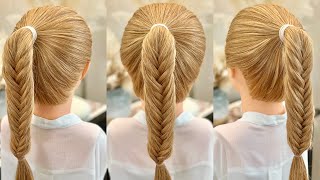 How to Fishtail Braid Hairstyle for girls | Step by Step Braid Tutorial | Easy and Simple Hairstyle