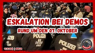 Escalation at Left-Wing Palestine Protest | Berlin 10/07/2026