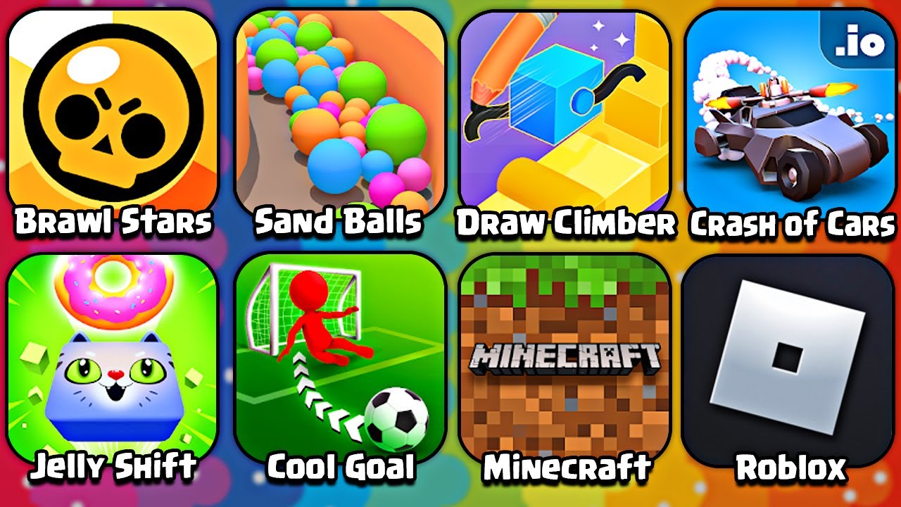 Brawl Stars Roblox Minecraft Jelly Shift Draw Climber Sand Balls Crash Of Cars Cool Goal Youtube - jelly is cool roblox