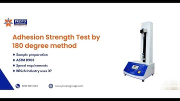 Adhesion Strength Test by 180 Degree Method | Peel Strength Demo by Presto #testing