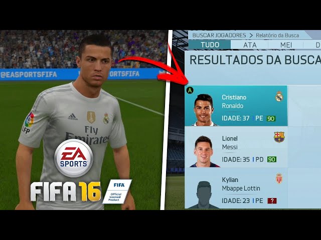 FIFA EXPERIMENTO  PROMESSAS: FIFA 15 x FIFA 16 x FIFA 17 x FIFA