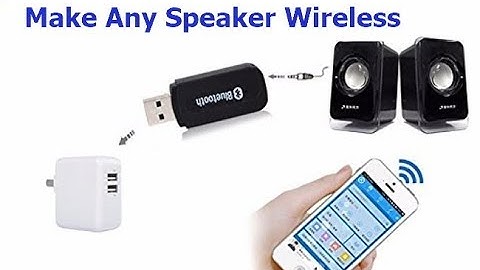 Make Any Speaker Wireless With Bluetooth Audio Receiver