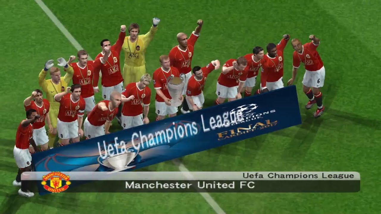 PES 6 - Manchester United UEFA CHAMPIONS LEAGUE 2006-2007 (Máxima Dificultad)