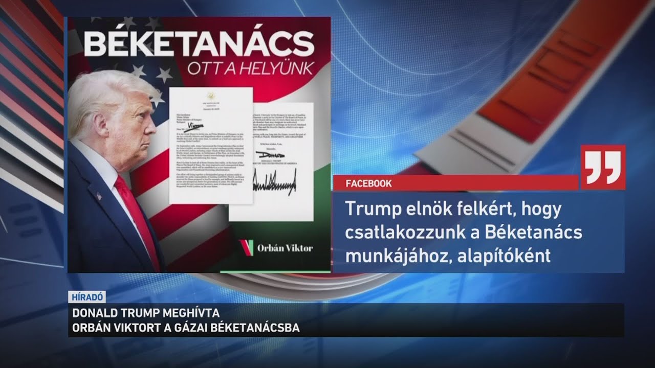 Orbán Viktor is részt vesz a gázai béketanács munkájában