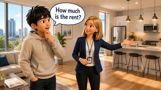 🏠 Renting My First Apartment in America | Slow and Easy English Story for Beginners