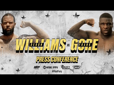 Williams vs. Gore: Press Conference | Jake Paul vs. Tommy Fury Dec 18 on SHOWTIME PPV