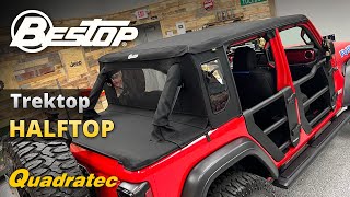 Bestop Trektop Halftop Soft Top for Jeep Wrangler JL screenshot 5