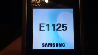 apagado de Samsung GT e1125