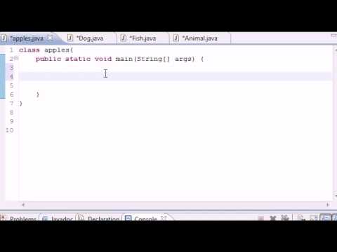 Java Programming Tutorial   61   Simple Polymorphic Program