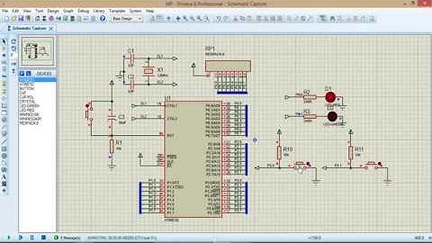 BÀI 1 - BẬT TẮT LED GIAO TIẾP NÚT NHẤN - 8051 - 89S52 - 89C52