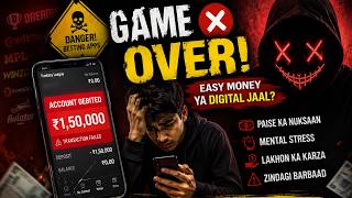 How Gaming & Betting Apps Trap Indian Youth?Online Gaming Ka Kala Sach 😨 |