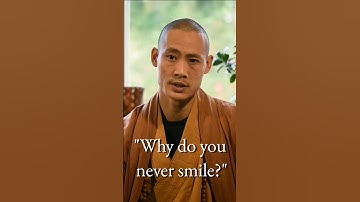 I asked Shi Heng Yi why he never smiles #zen #buddhism #taoism #fyp #shihengyi