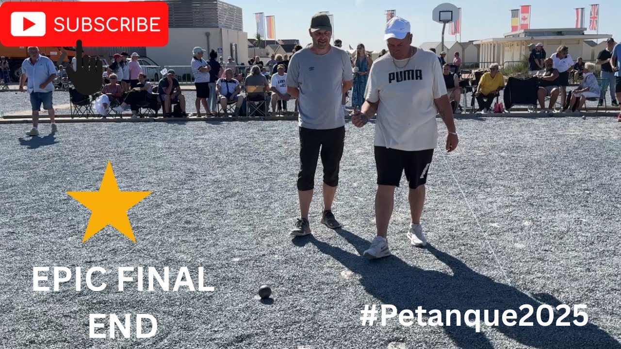 Miniature de la vidéo : Pétanque 2025 | Daykin vs Lamare | Ouistreham Doubles 1/16 Final – Nail-Biting Finish!
