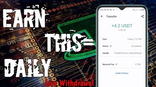 Claim Free Usdt For Signing Up - Live Withdrawal - Earn Usdt Daily