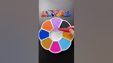 Zootopia 2 Color Mixing | Guess The Final Color #zootopia2 #colormixing #satisfying #judyhopps