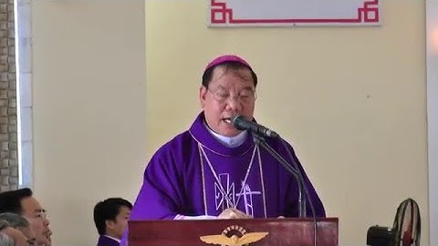 Đức Cha Giuse Vũ Văn Thiên giảng trong Thánh lễ An Táng Cha Đôminicô Nguyễn Thanh Thảo 12.03.2016