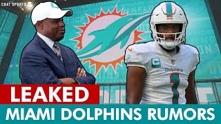 🚨LEAKED: Dolphins Draft Plans Revealed? + Dolphins Rumors On Tua Contract \& Jaelen Phillips Injury
