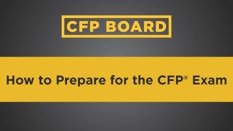 Path to CFP® Certification: Preparing for the CFP® Certification Examination