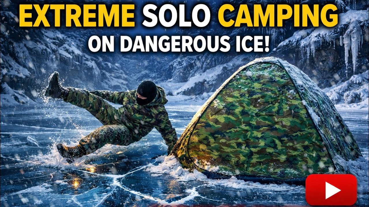 I Went Solo Camping On A Frozen Lake